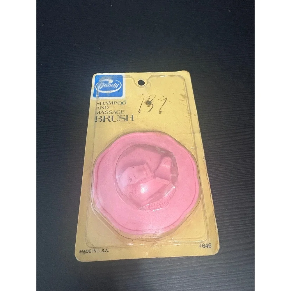 Vintage Goody shampoo and massage brush for babies 1982 NWB